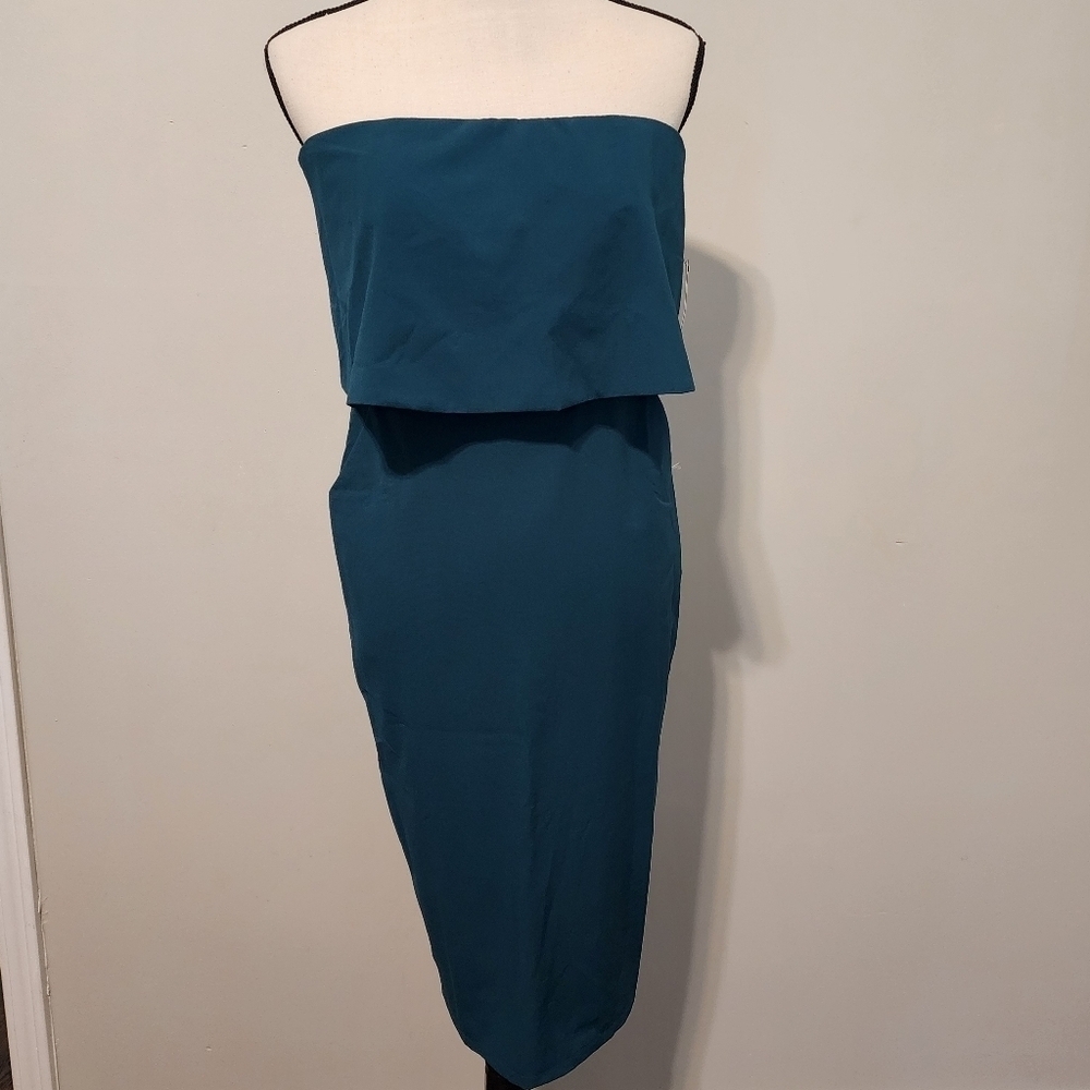 Lulus strapless dress size S Lots of Love New seafoam blue Prom Special Occasion